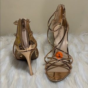 Rose gold heels